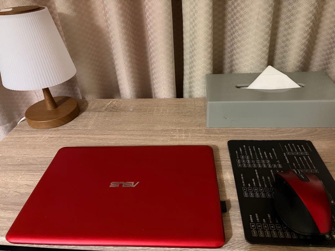スマホ・タブレット・パソコン ASUS EeeBook X205TA-B-RED