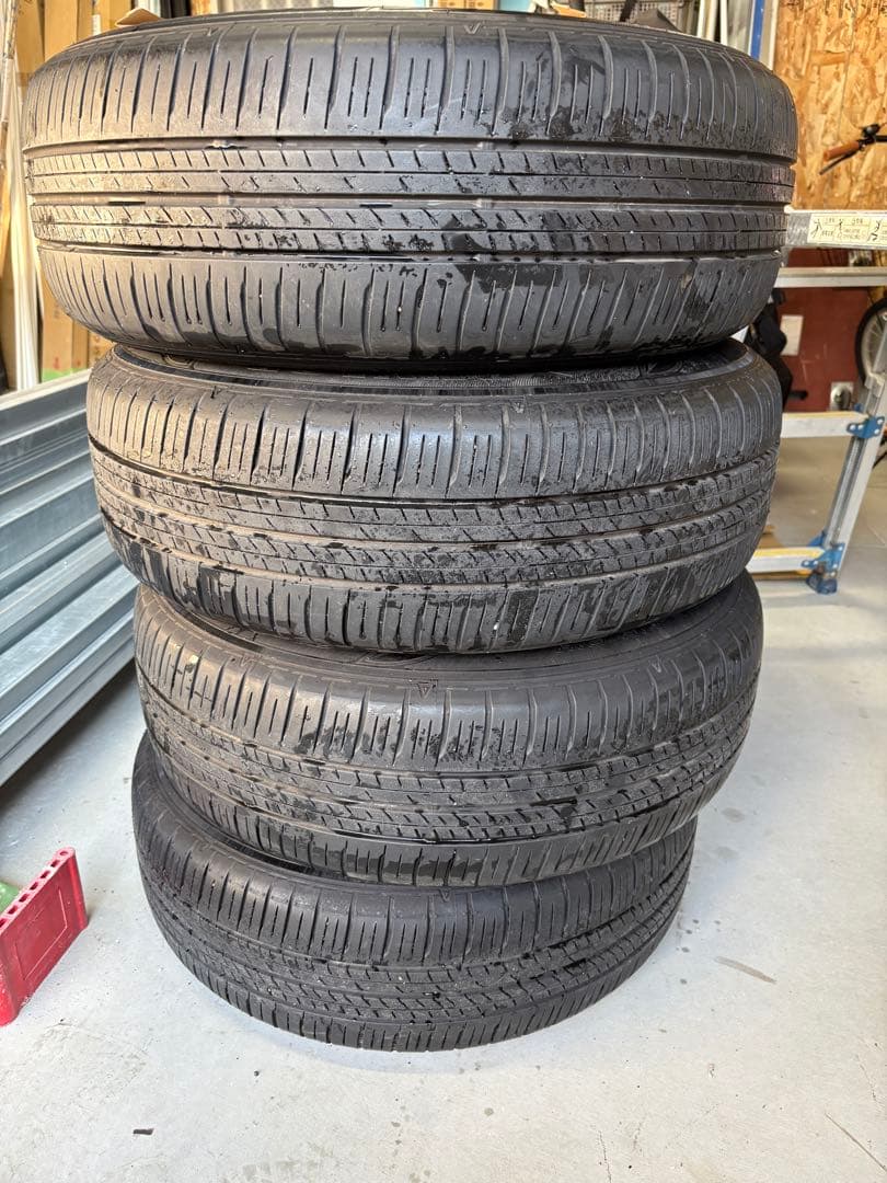 タイヤホイールセットプリウス純正195/65R15DUNLOP