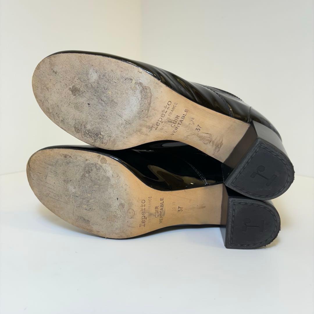 (美品)レペット レースアップ エナメル 23cm