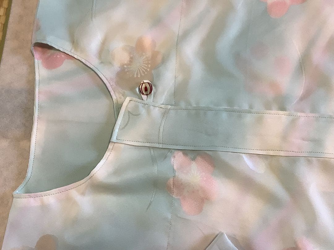 長襦袢反物から仕立てたシルクパジャマ　⑰