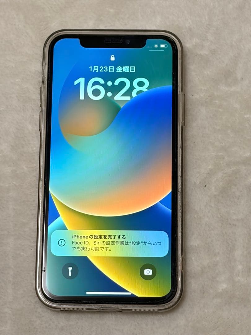 【SIMフリー】iPhoneX 64GB ホワイト(シルバー)