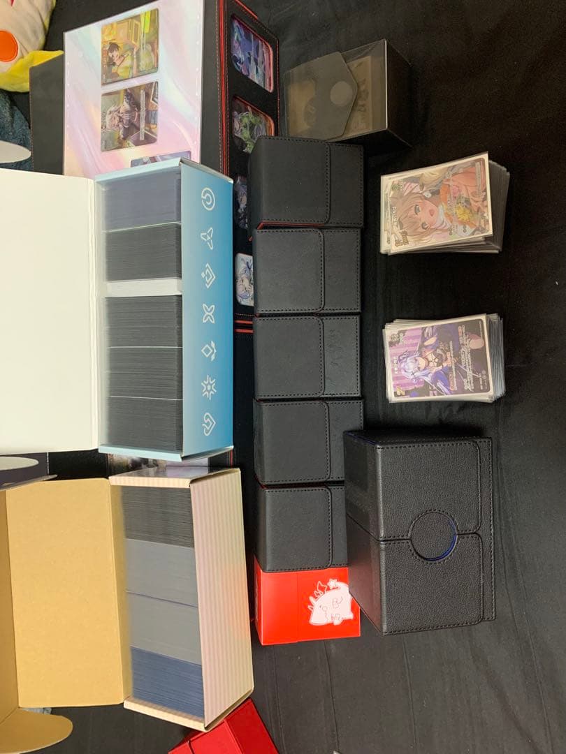 ホロカ引退品全てのカード＆ケース＆スリーブそのまま！(デッキは19デッキぐらい)