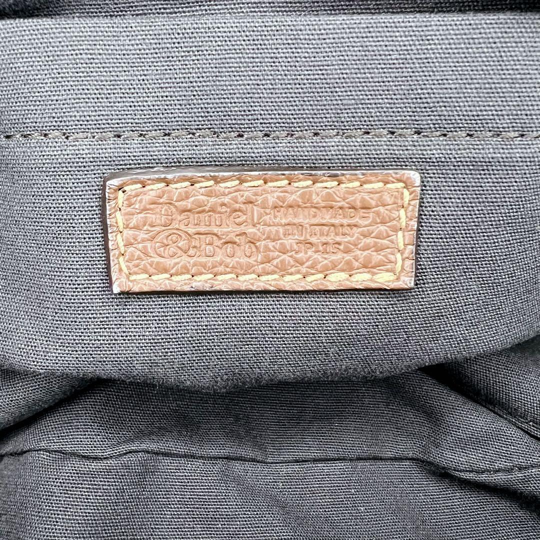 Daniel&Bob ボディバッグ ウエストバッグ レザー ナイロン カウレザー