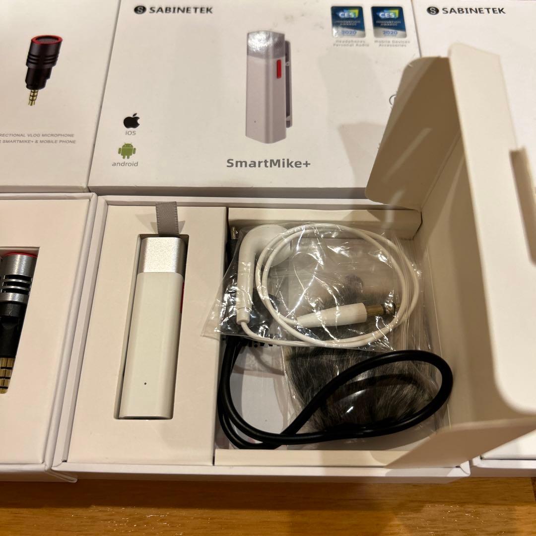 SABINETEK Smart mike + 2個と単一方向マイク1個セット