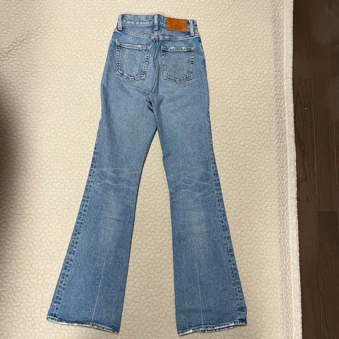 【美品】MOUSSY MVS FLARE エムブイエスフレア24インチデニム