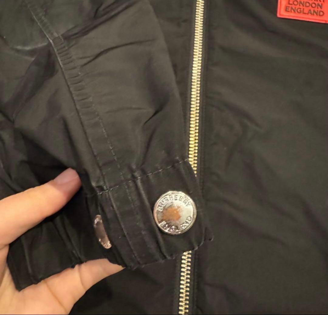 Burberry バーバリー　ナイロンジャケット　ブラック　Sサイズ