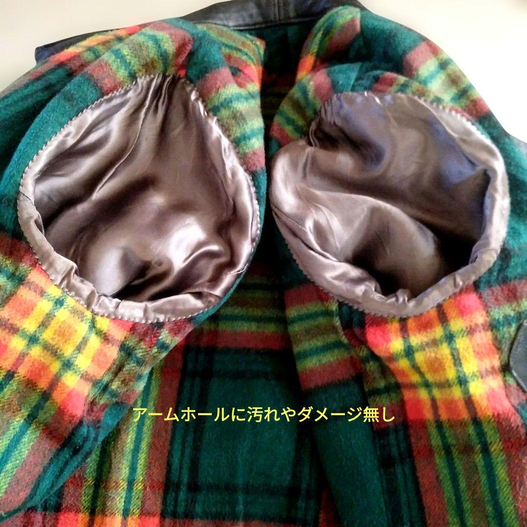 60 Vintage フランス レザージャケット カーコート トラッカージャック