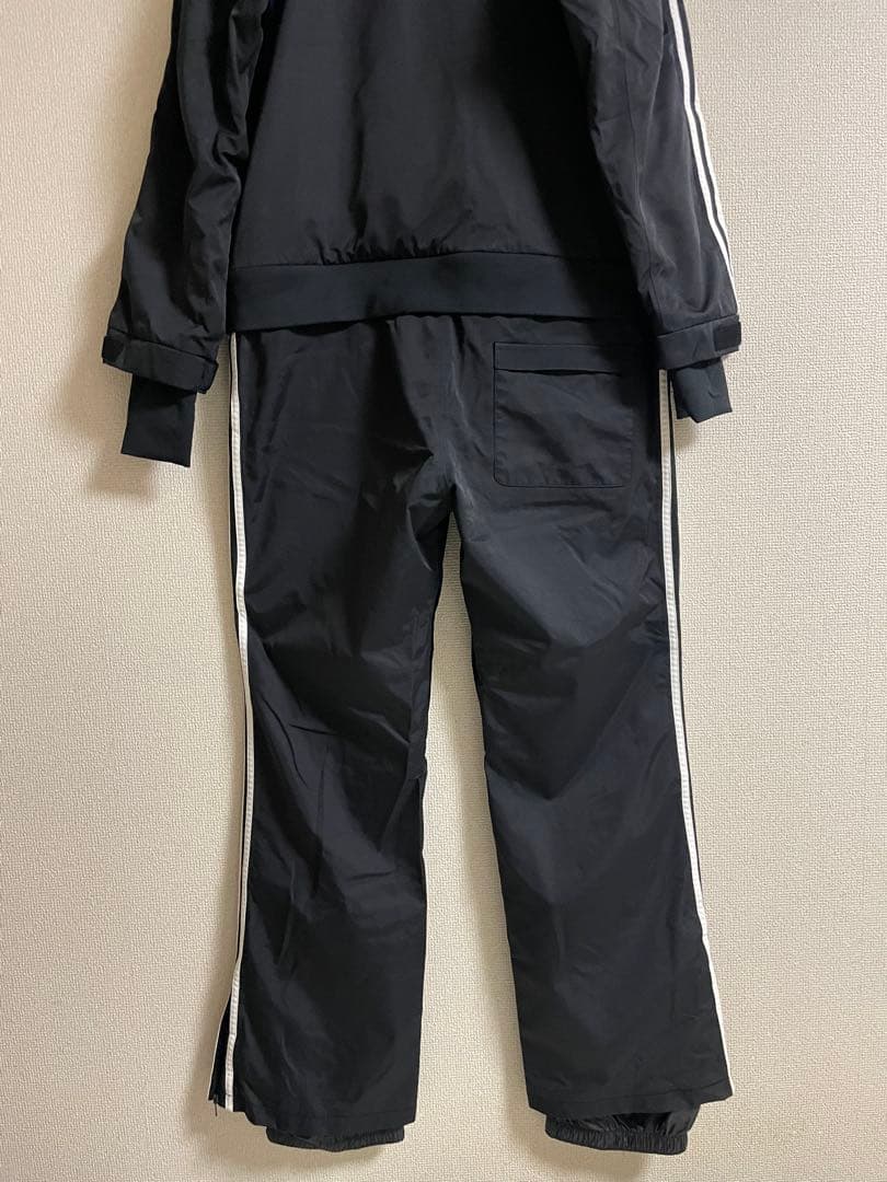 アディダスオリジナルス スノーボードウエア つなぎ 黒×白 ファイヤーバード