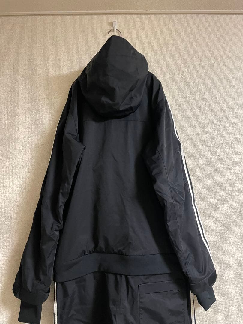 アディダスオリジナルス スノーボードウエア つなぎ 黒×白 ファイヤーバード