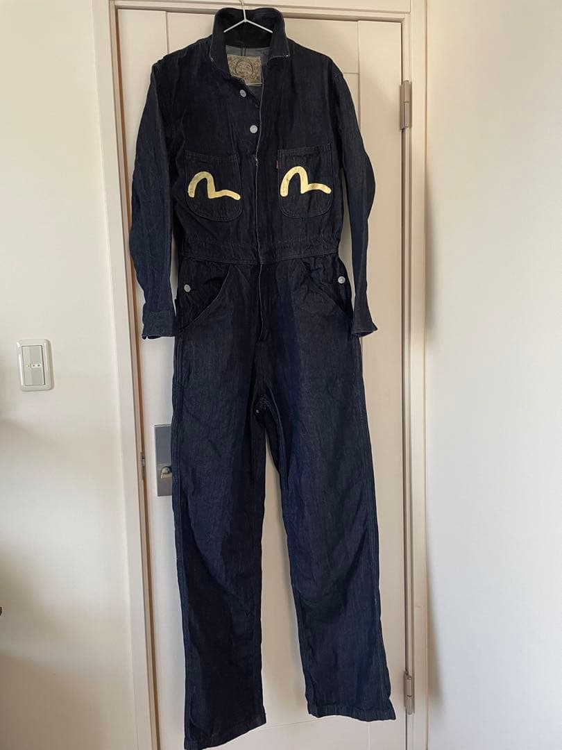 【(^^)】Evis エヴィスジーンズ　つなぎ　サイズ40