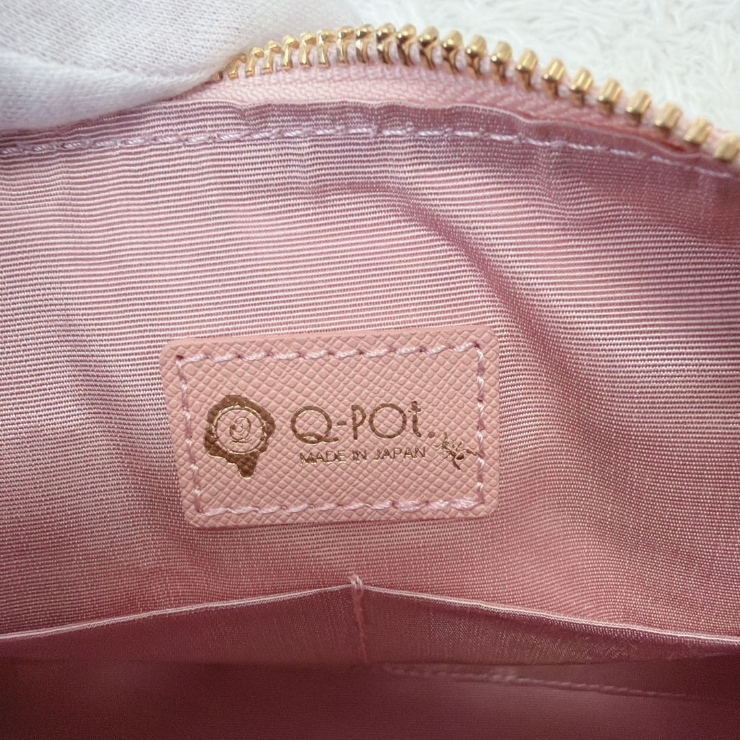 ねこ様 新品 Q-pot. ストロベリーチョコレート ミニ ボストンバッグ