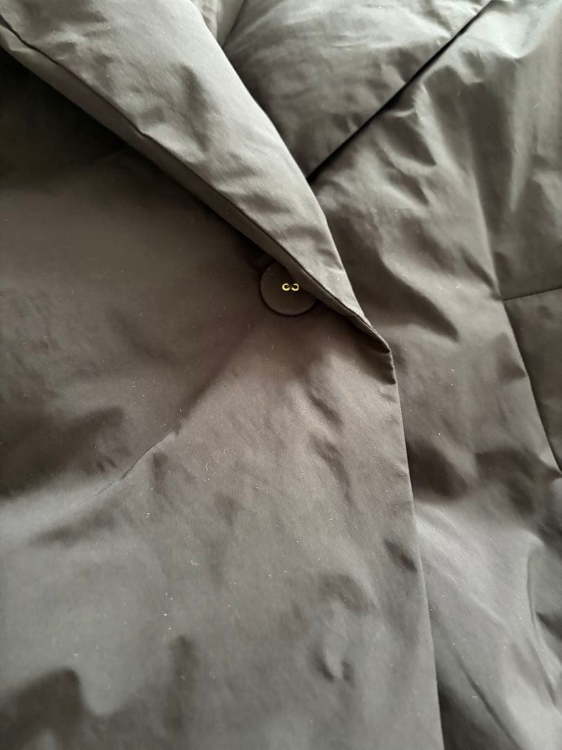 IENA 撥水テイラーコクーンダウン　黒　36