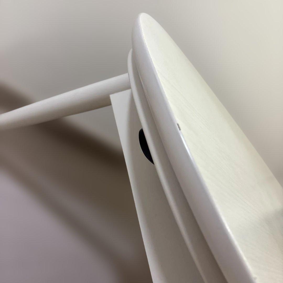 円型テーブル　こたつテーブル　白　ホワイト　カルミナ950