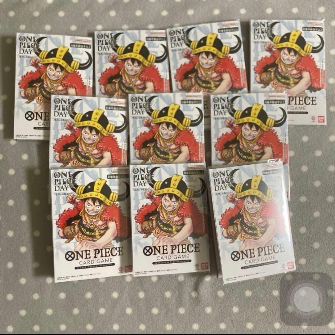 ルフィ プレミアムカードコレクションONEPIECEDAY25 10set