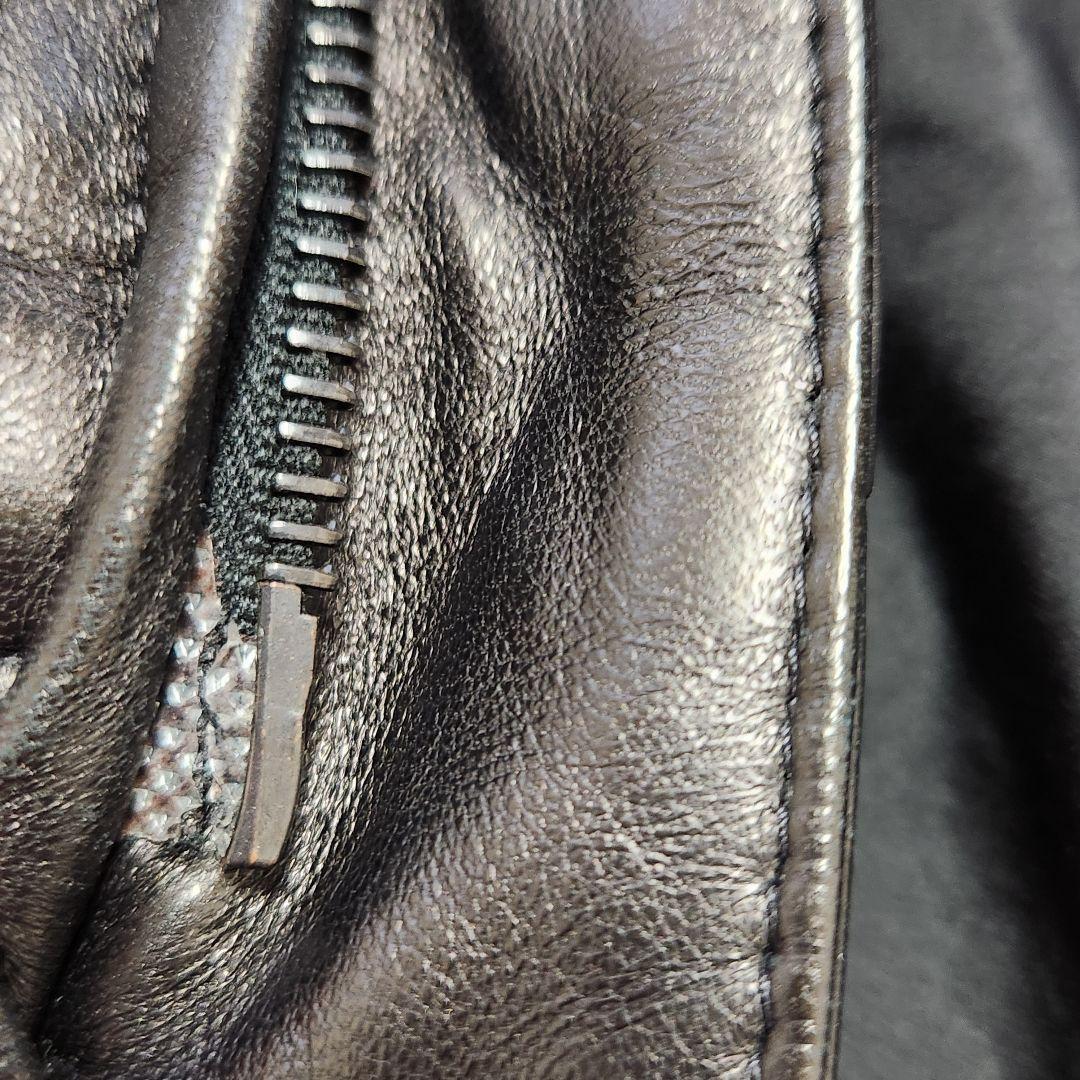 入手困難✨ヒューゴボス レザージャケット キルティング ナッパ ラムレザー