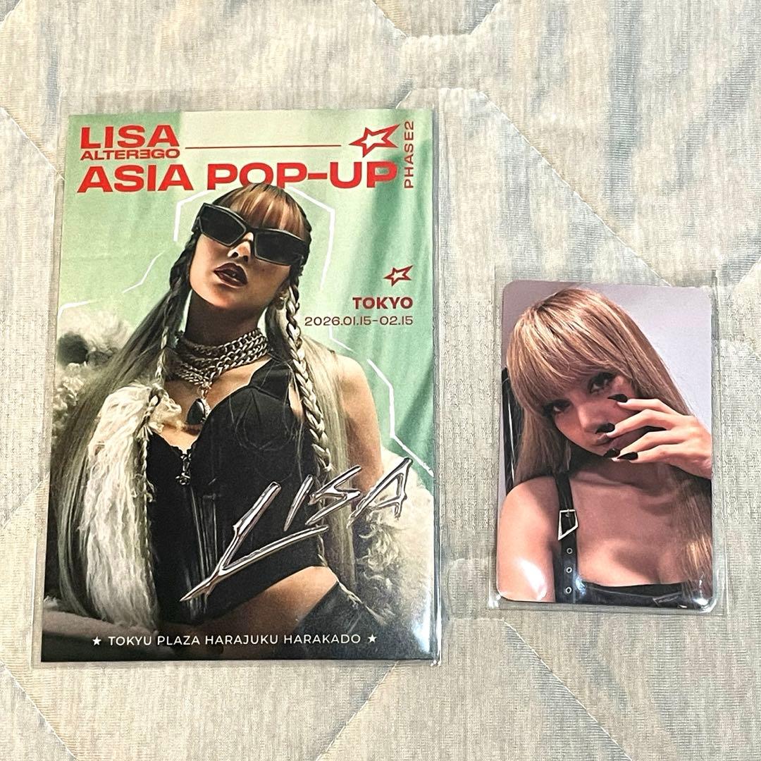 【美品】BLACKPINK LISA POP-UP TOKYO 限定トレカ