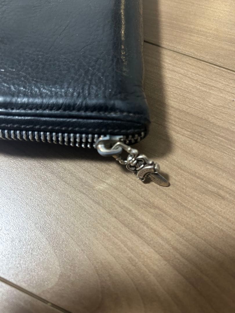 CHROME HEARTS クロムハーツ プレーンウォレット 長財布　ジャンク品