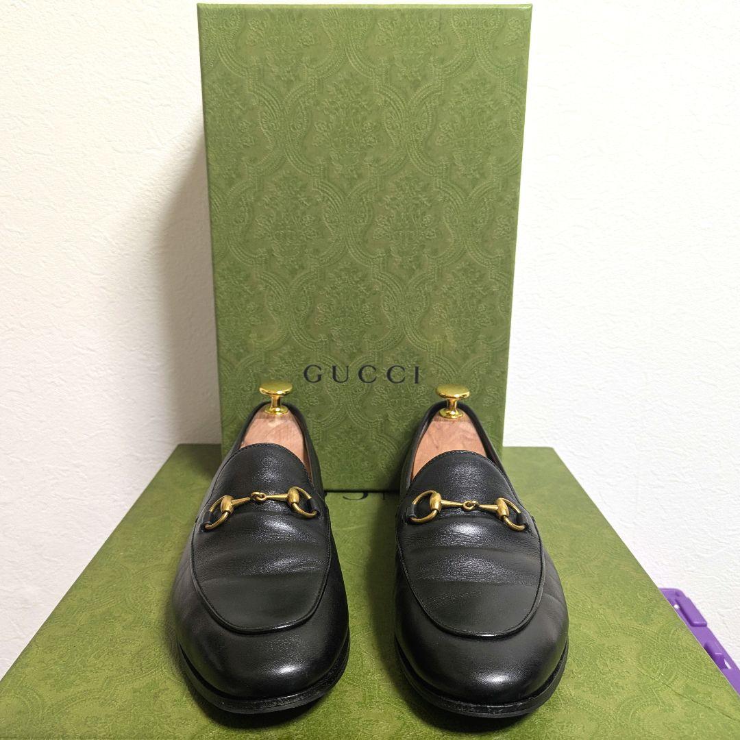 美品　GUCCI　ホースビットローファー　ヨルダーン　黒　37