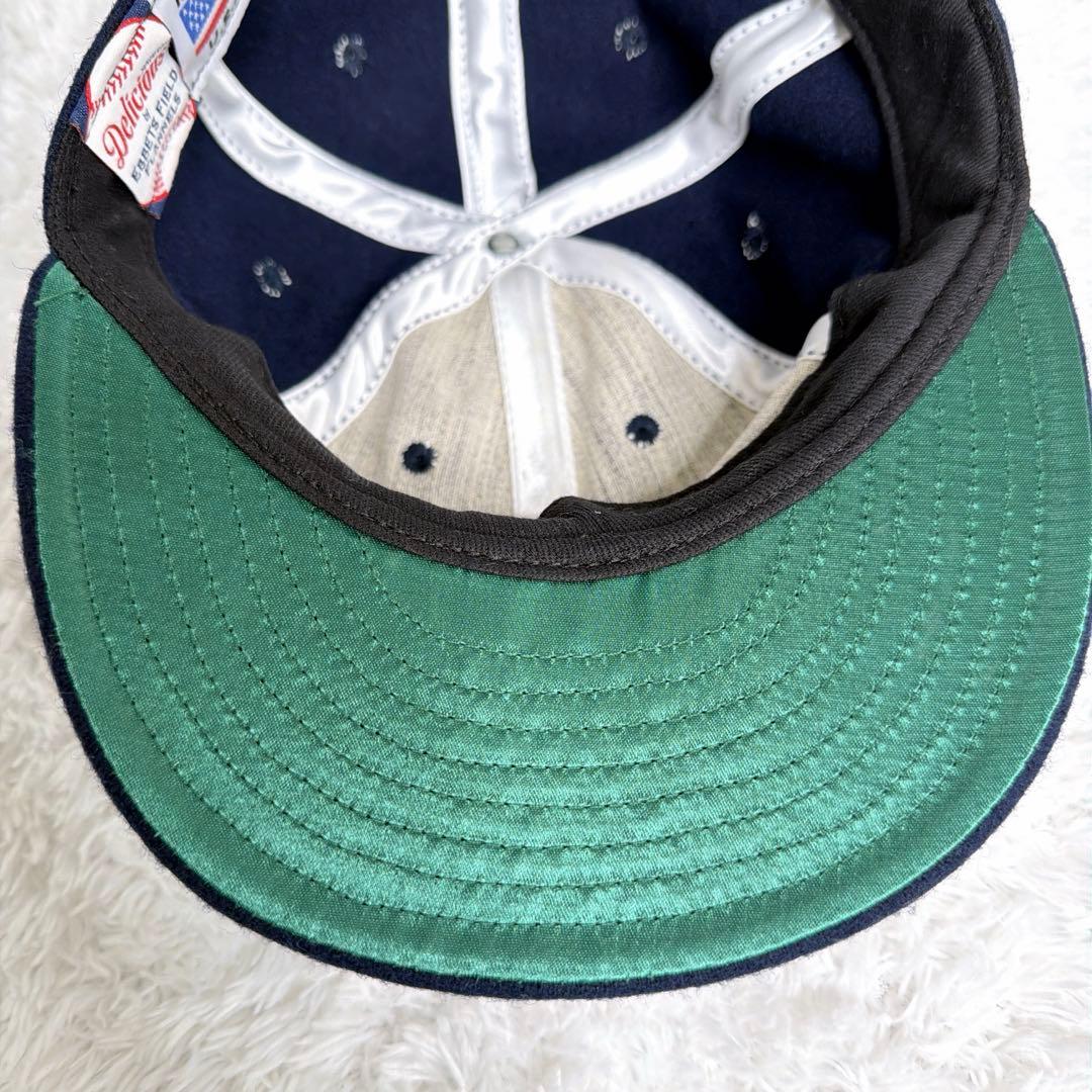 希少✨ delicious 仙台 キャップ ebbets field 帽子 紺色