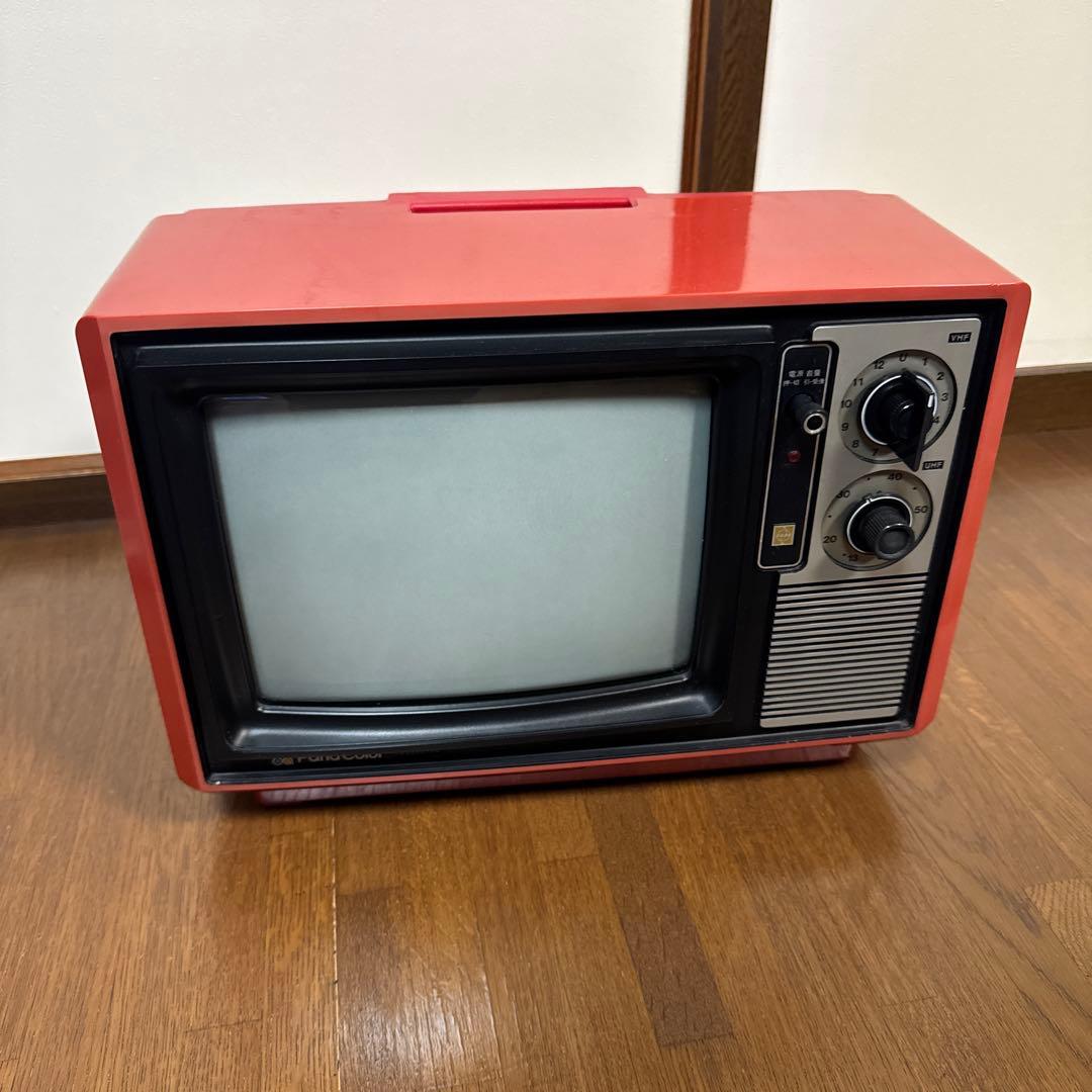 National カラーテレビ TH13-R30 昭和レトロ
