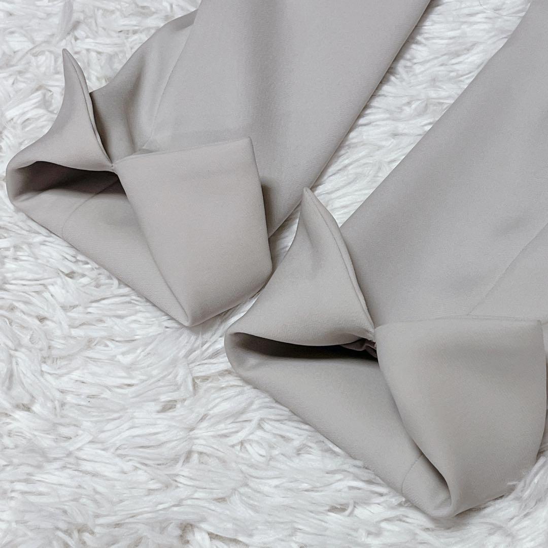 新品✨LES MUSE アオキ パンツスーツ ノーカラー ミワク 洗える S