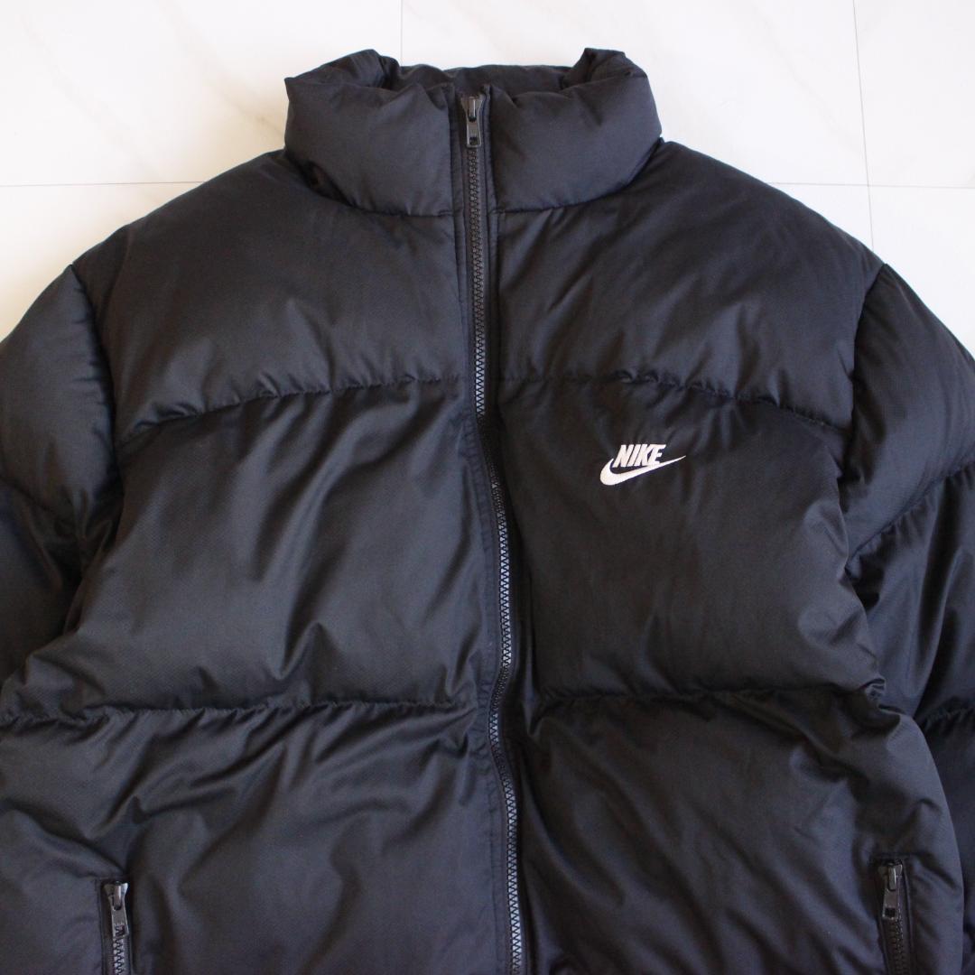 NIKE プリマロフトパファージャケット Lサイズ ヌプシ ブラック ロゴ刺繡