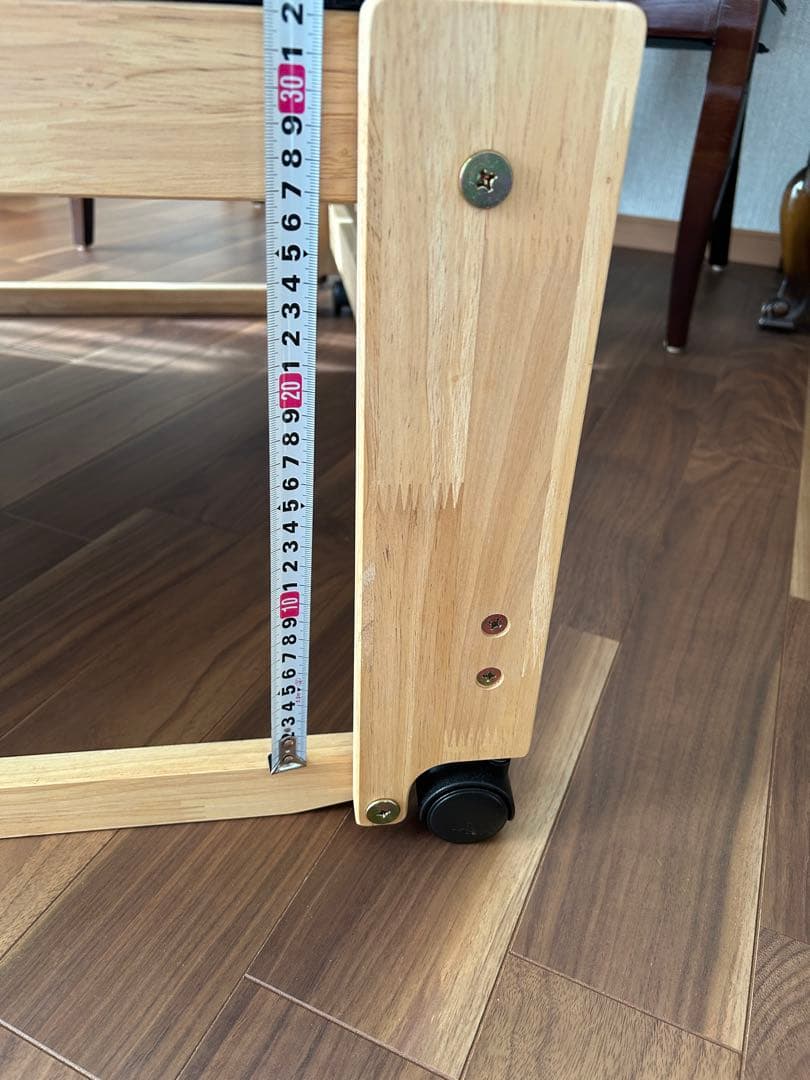 中井木工　折りたたみベッド シングル　ブラック畳