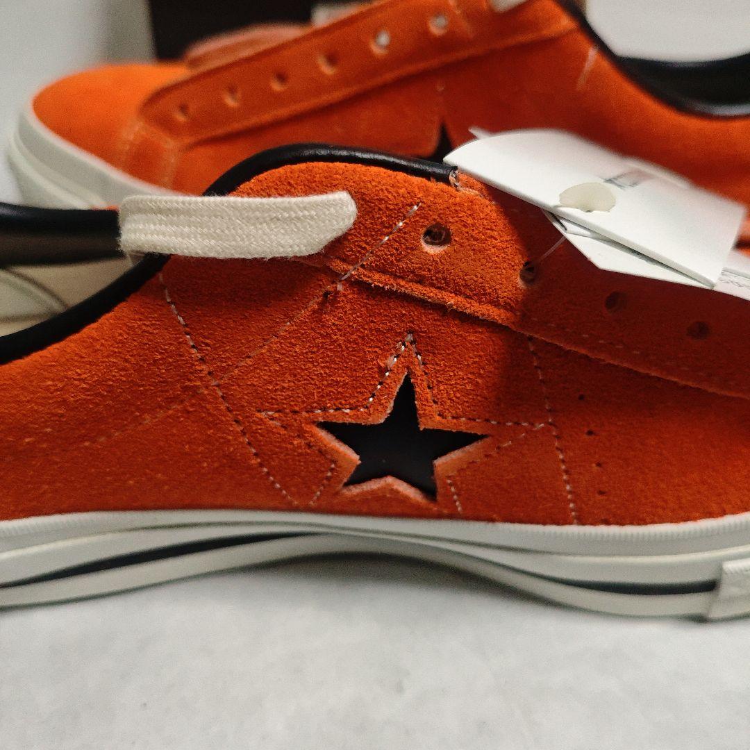 ONE STAR SUEDE OX オレンジ　size　9　新品未使用
