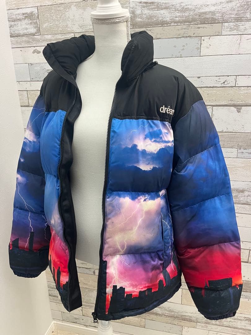 dreamteam ダウンジャケット 雷デザイン