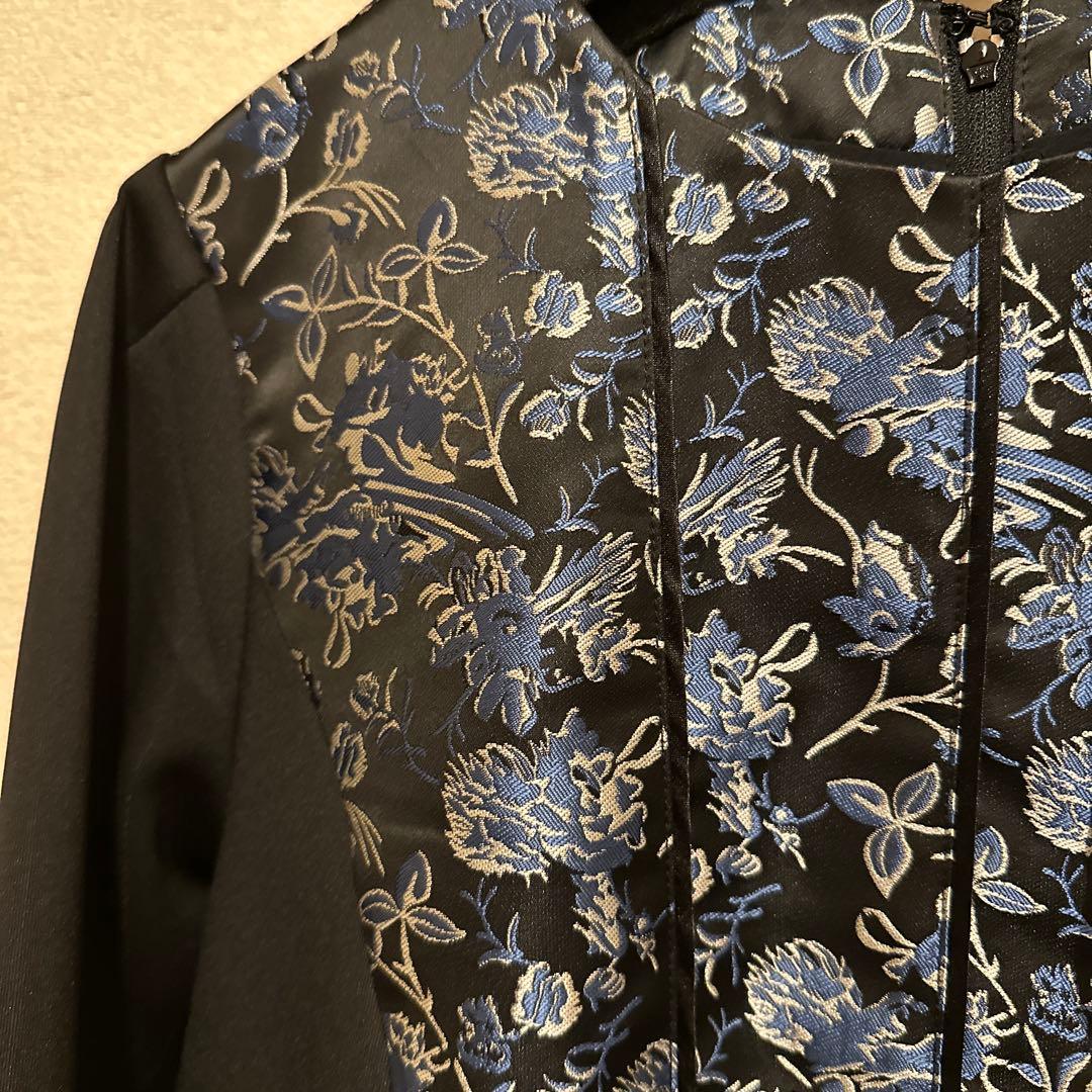 Super Beauty 2025タグ付ジャガード織切替ワンピース