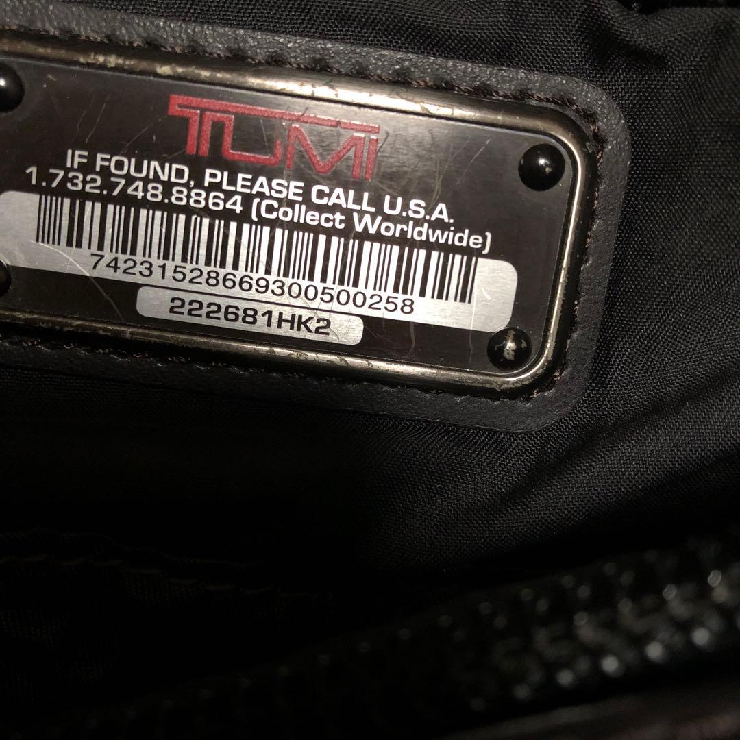 【訳あり美品】TUMI ビジネスバッグ　　　ブラック