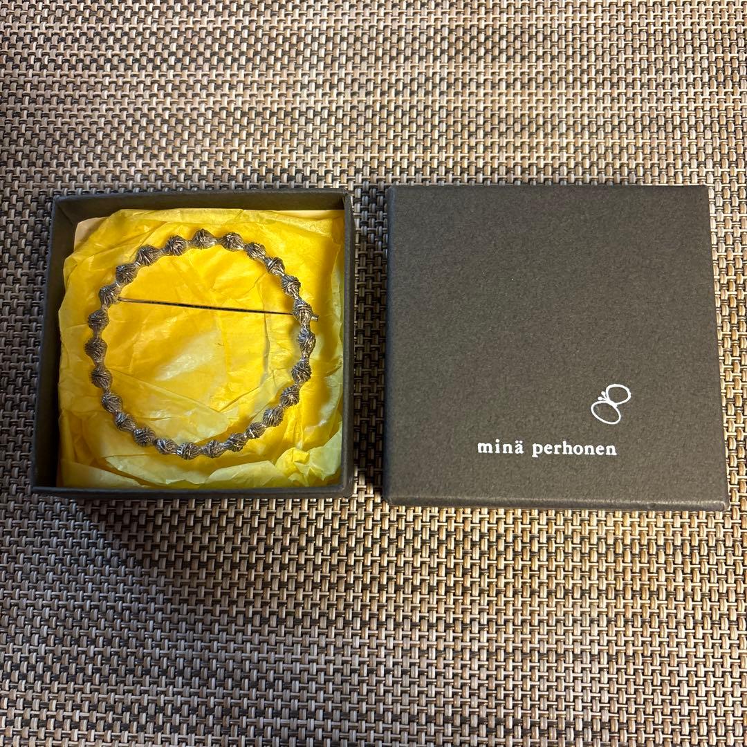 ミナペルホネン タンバリン ブローチ 正規品 箱入り