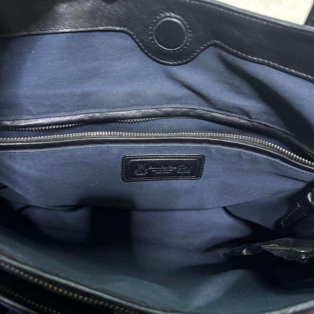 【希少】Pid トートバッグ A4可能 ブラック 撥水 革 チャーム付　肩掛け