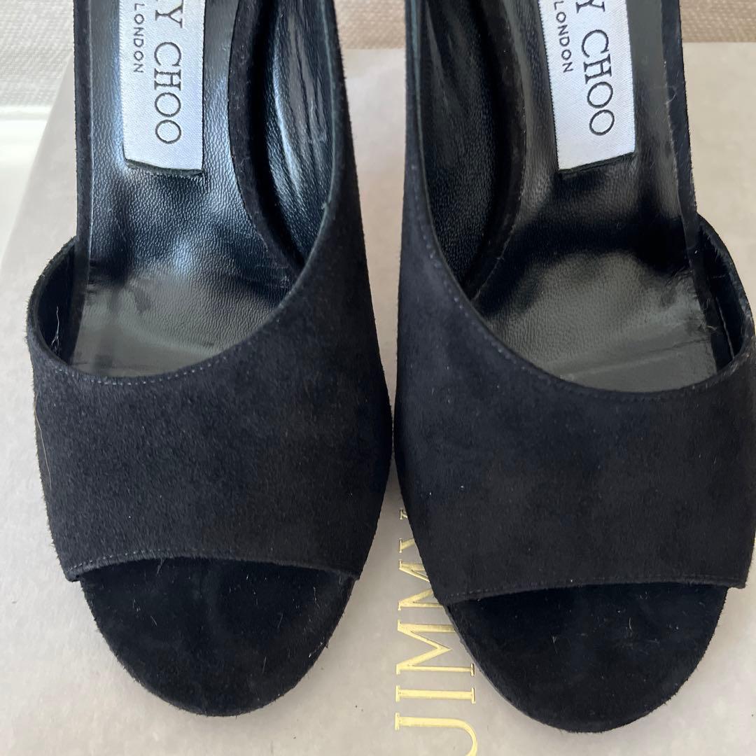 極美品スエードハイヒール