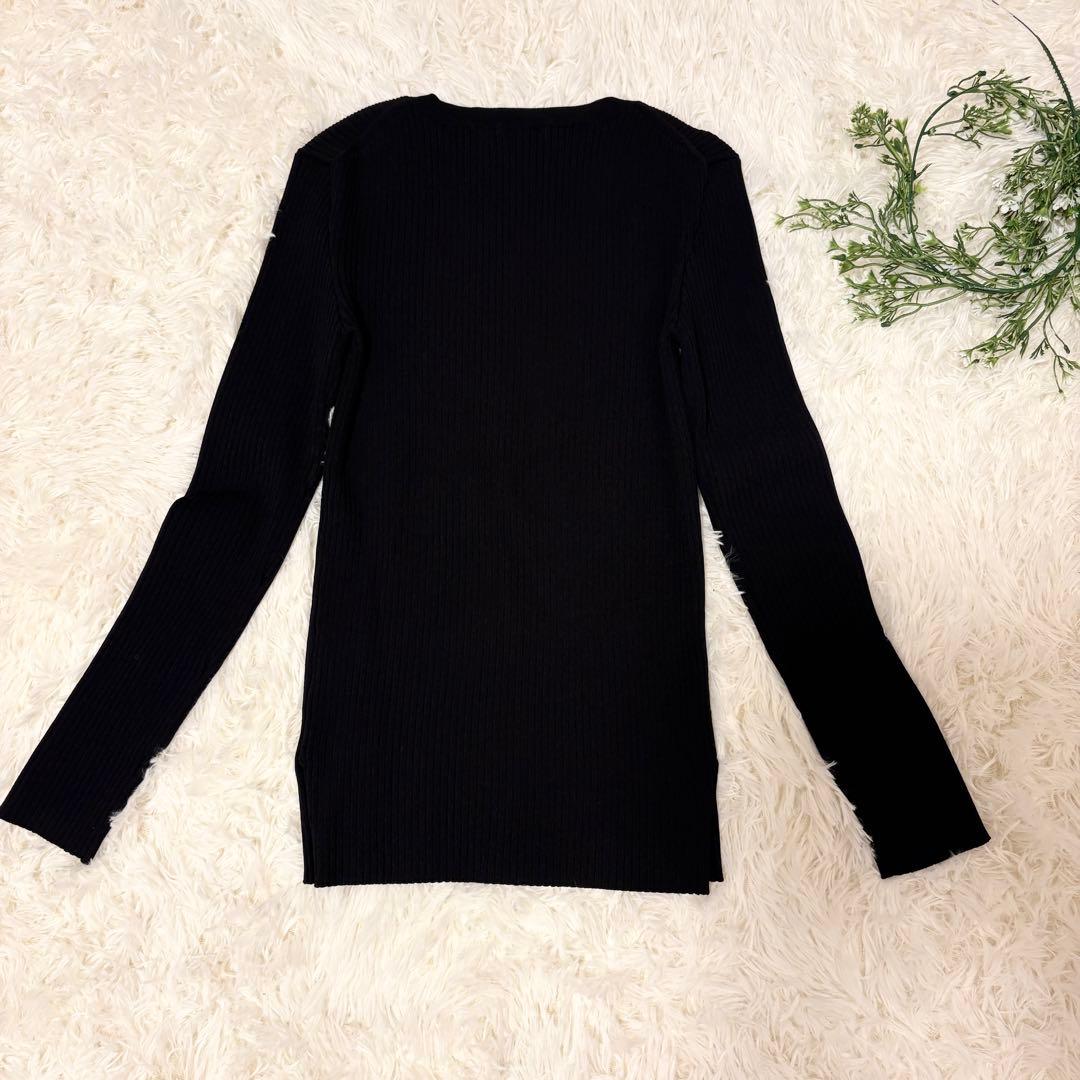 【未使用に近い・25SS✨】allureville リブニット 黒