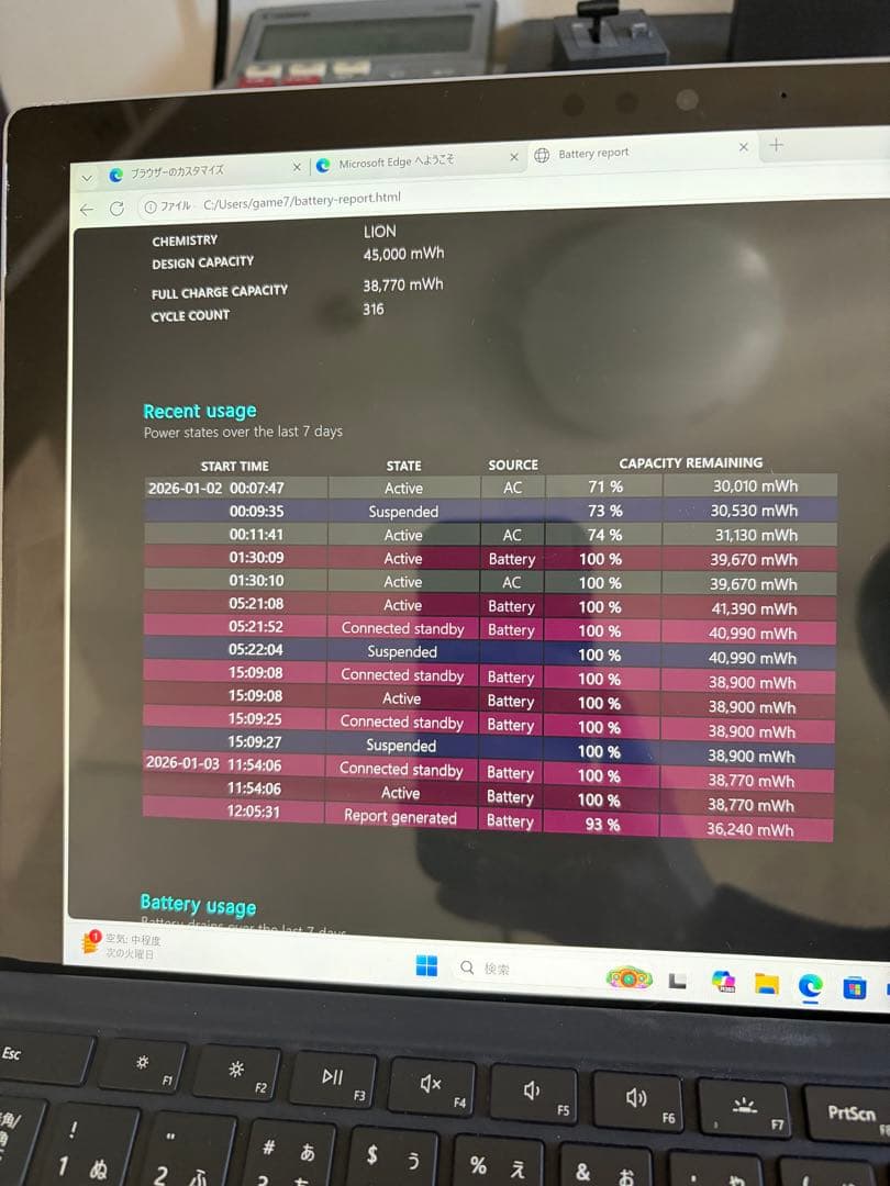 Microsoft Surface Pro6（1/3まで19,000円）