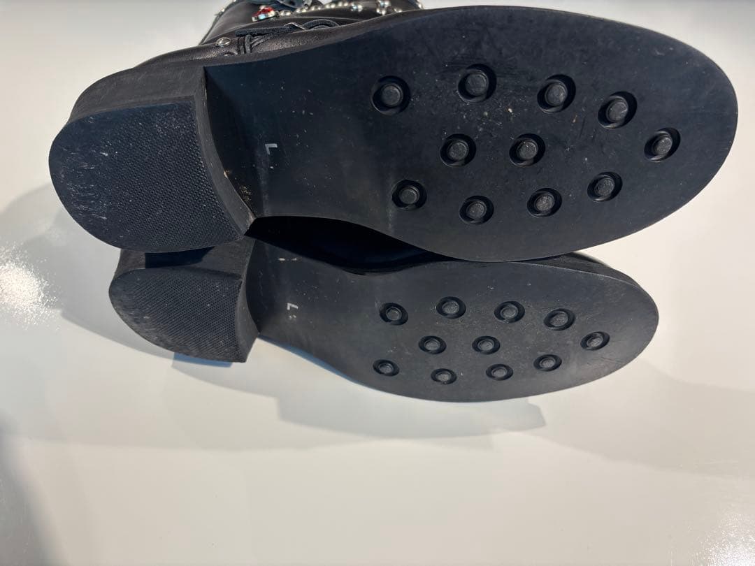 ［02aw］ジュンヤワタナベコムデギャルソンマンピンク　スタッズブーツ