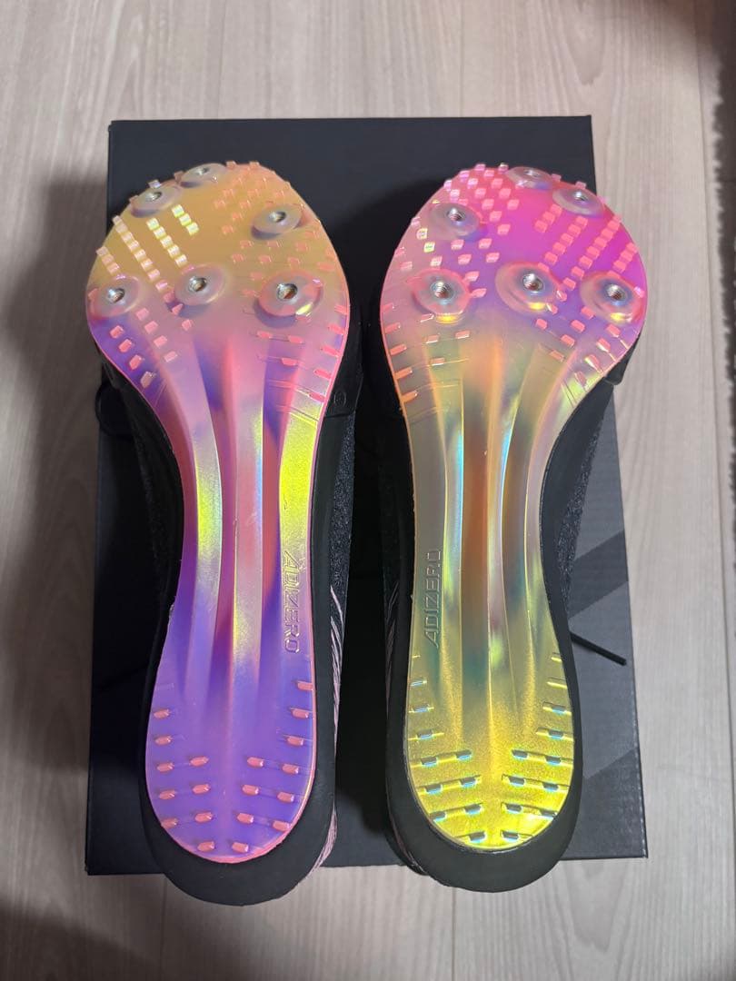 adidas prime sp3 26.5cm ブラック/ホワイト/ピンク