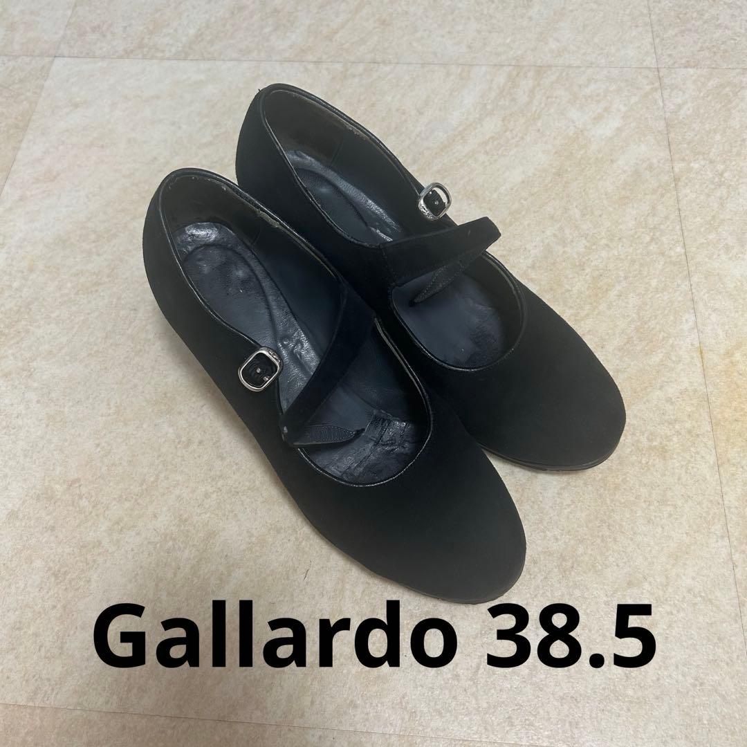 Gallardo 38.5 黒スエード メルセデス プロ仕様