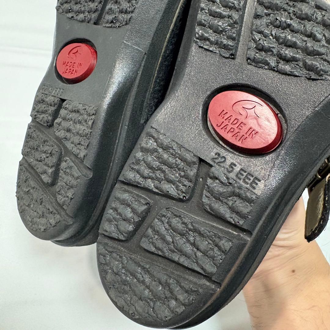 新品✨ムーンスター　MoonStar レディース　シューズ　日本製　本革　黒