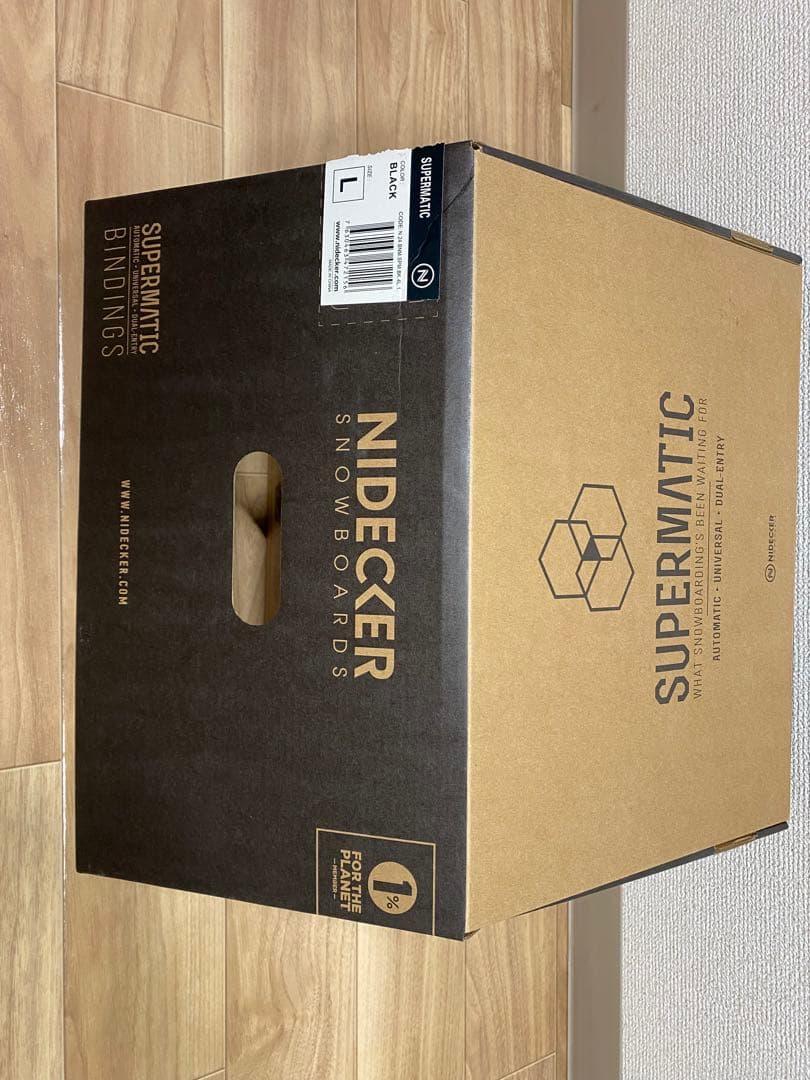 タ*ん様 NIDECKER SUPERMATIC ブラック スノーボードビンディ