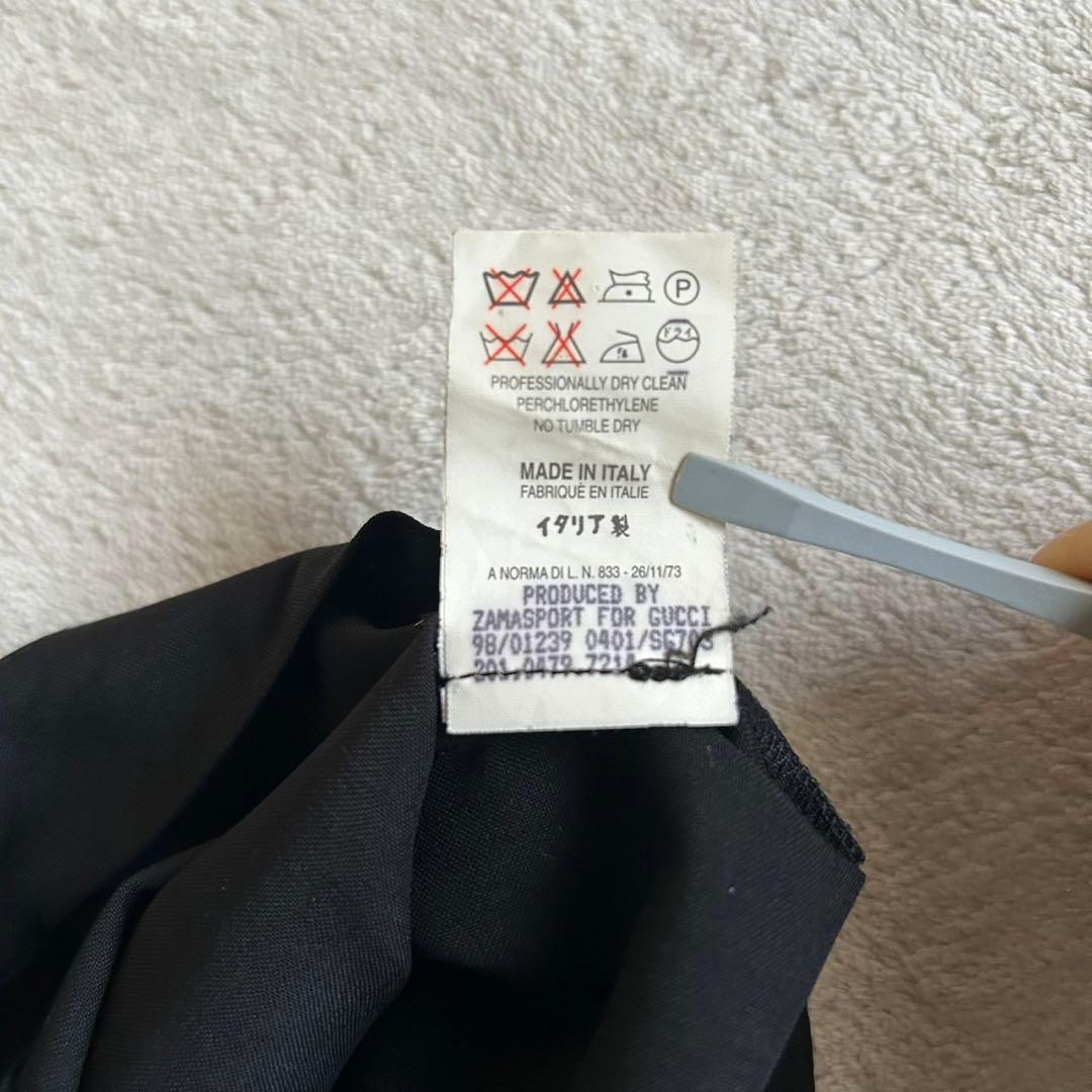 美品　グッチ　スーツセット　パンツ　黒　上40(L) 下38(M)