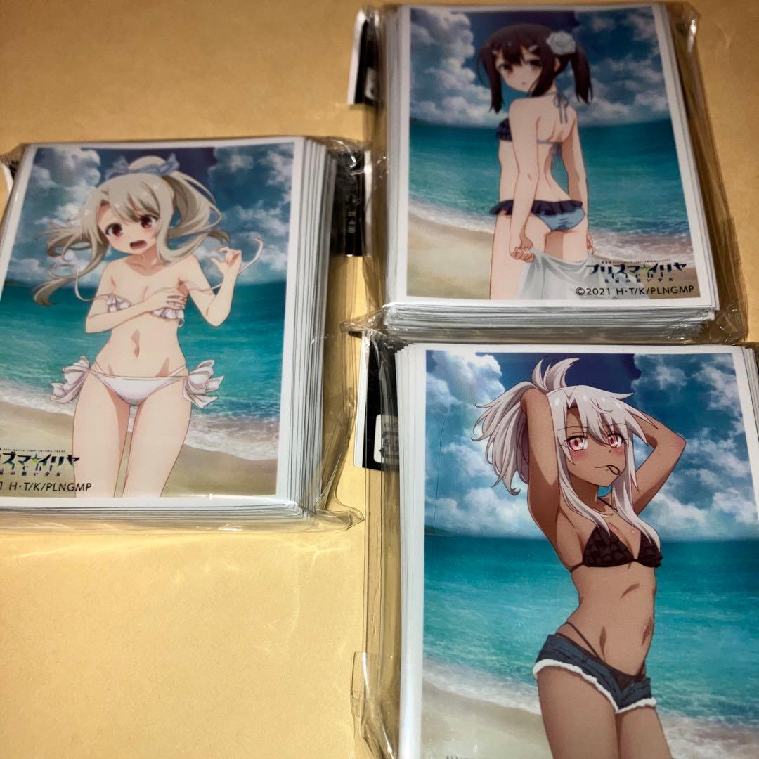 Fate プリズマ⭐︎イリヤ　クロエ　美遊　スリーブ　水着　カーテン魂　劇場版