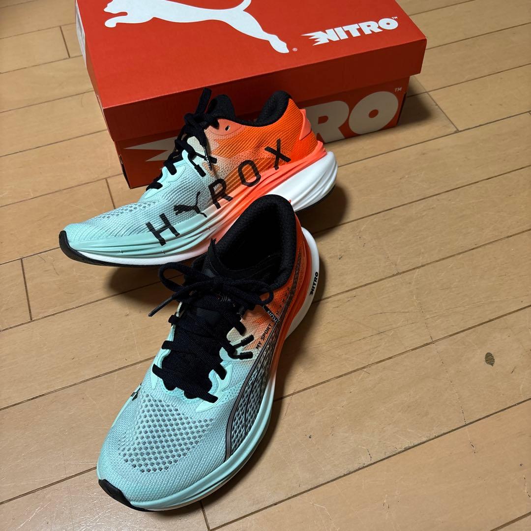プーマ ディビエイトニトロ3 HYROX ランニングシューズ 24.5cm