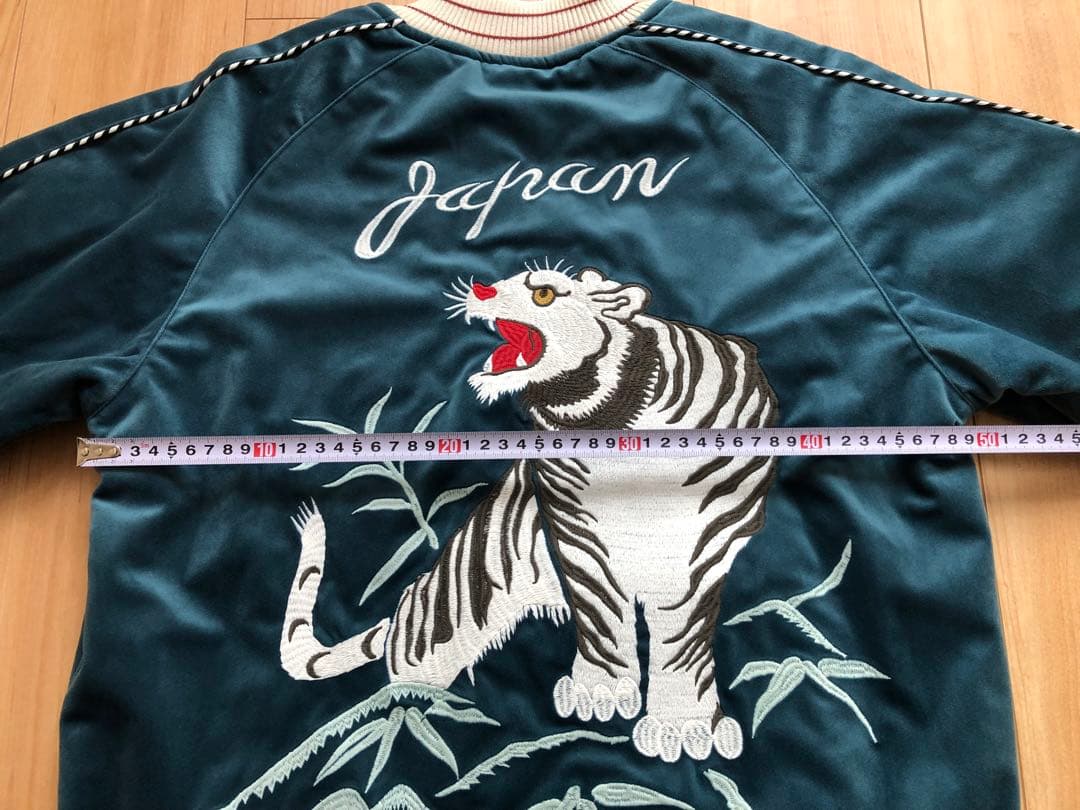 美品！HOUSTON 別珍 スーベニアジャケット(TIGER)／虎 スカジャン