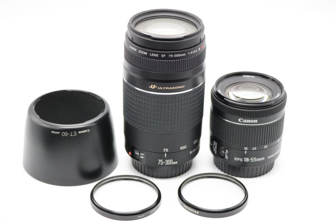 ボディほぼ新品 【Canon EOS Kiss X9i ダブルレンズセット】