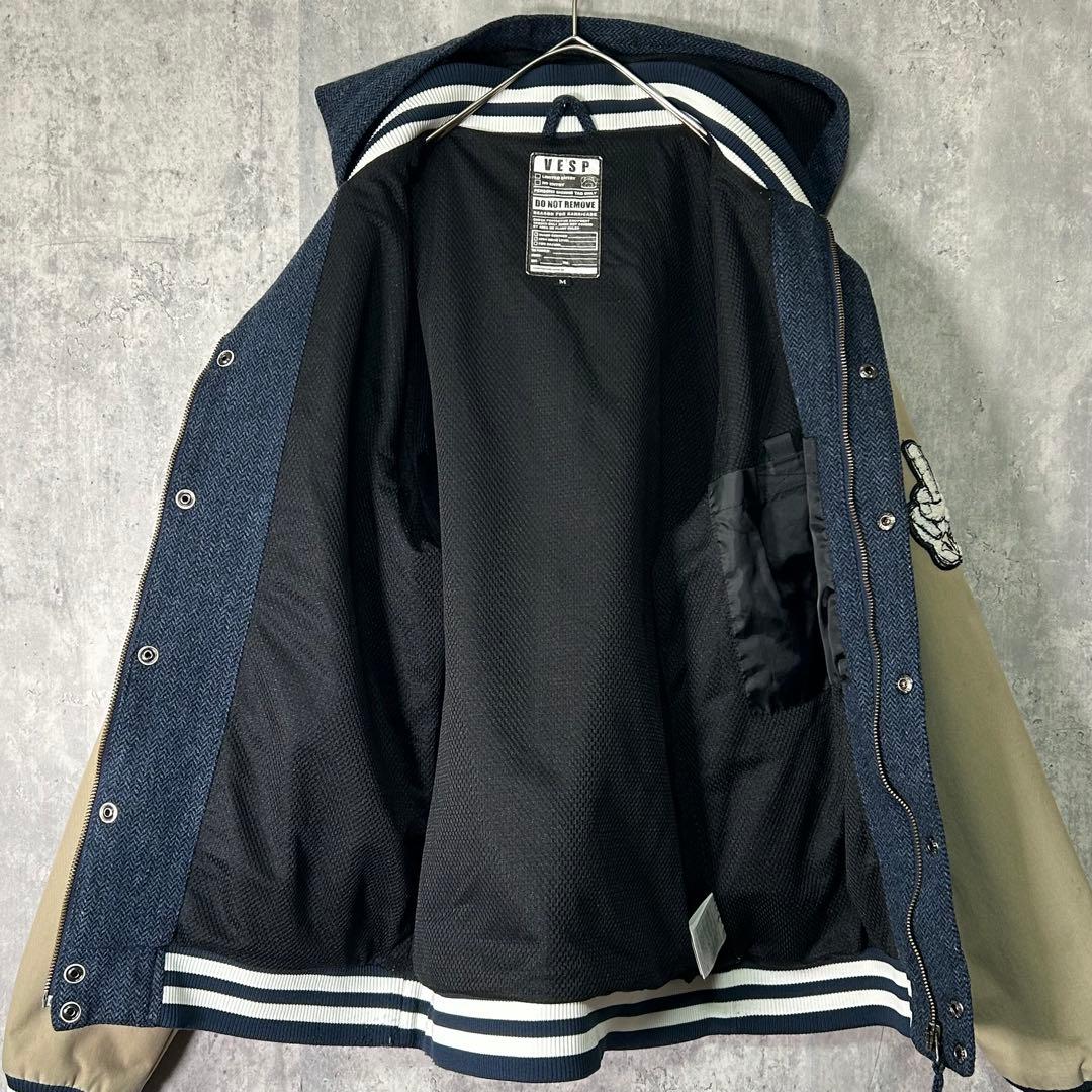 希少 VESP スノボーウェア ジャケット パーカー シロクマ M ベスプ