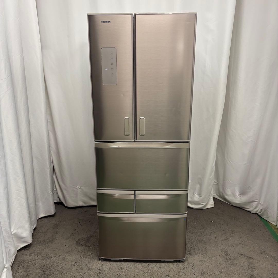 156　東芝　冷蔵庫　500ℓ　大型　綺麗　フレンチドア　中古　設置無料　安い‼️
