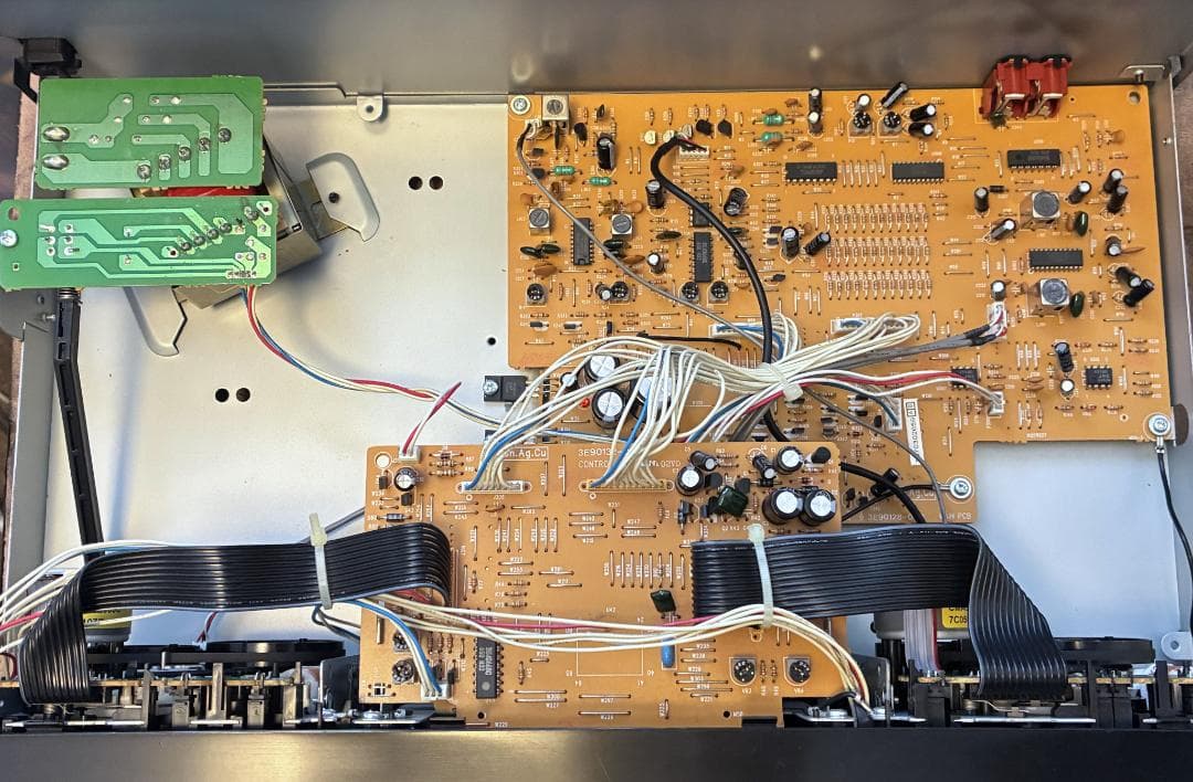 【動作OK！！】ダブルカセットデッキ　TEAC　W-790R　②