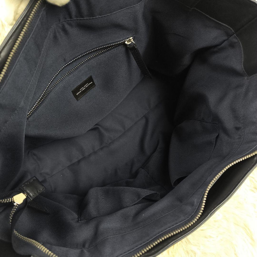 ✨美品✨ グリーンレーベルリラクシング トートバッグ レザー 肩掛け A4可 紺